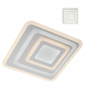 Moderne - Plafoniera Smarter Stratos 01-2337 Metal Alb mat CCT LED 82W 3000K-6000K 7513lm IP20