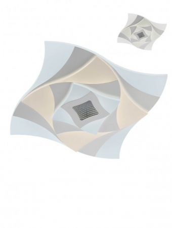 Moderne - Plafoniera Smarter Stratos 01-2341 Metal Alb mat CCT LED 63W 3000K-6000K 6010lm IP20