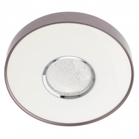 Moderne - Plafoniera Smarter Sumo, maro, LED, 36W, 1656 lumeni, alb neutru 4000K, D. 39 cm, 05-925