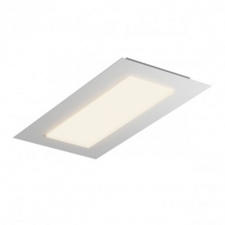 Moderne - Plafoniera Smarter Tatami, alb mat, LED CCT, 40W, 2720 lumeni, 3000K/4000K/6500K, L.70 cm, 05-998