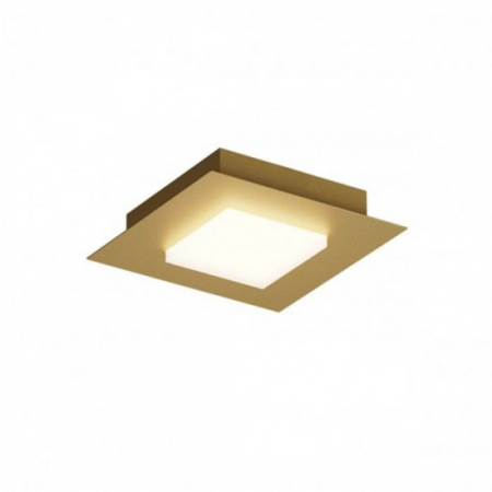Moderne - Plafoniera Smarter Tatami, auriu mat, LED CCT, 16W, 986 lumeni, 3000K/4000K/6500K, L.20 cm, 05-987