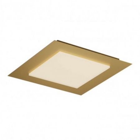 Moderne - Plafoniera Smarter Tatami, auriu mat, LED CCT, 40W, 2520 lumeni, 3000K/4000K/6500K, L.50 cm, 05-996
