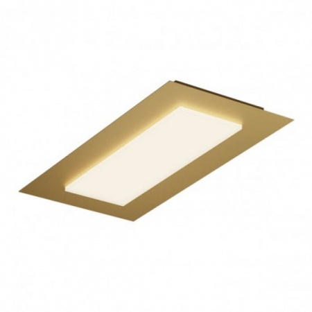 Moderne - Plafoniera Smarter Tatami, auriu mat, LED CCT, 40W, 2720 lumeni, 3000K/4000K/6500K, L.70 cm, 05-999