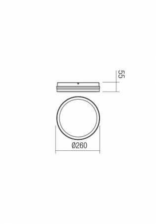 Plafoniera Tuya REDO Isola 90287 LED 24W 2060lm 3000K/6500K Dark Grey IP54 [1]