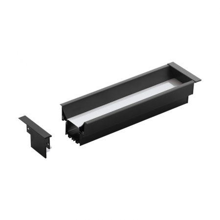 Incastrate - Profil banda LED incastrat 3 EGLO 99004, Negru