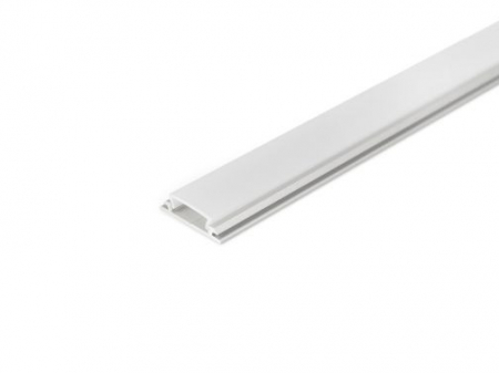 Speciale - Profil LED aparent ARC 12, aluminiu, lungime 2m, 20mm x 3,3mm + Dispersor Alb Mat click
