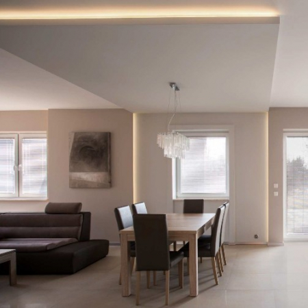 Profil LED aparent BEGTON 12, aluminiu anodizat, lungime 1m, 14,4mm x 6,6mm + Dispersor Alb mat click [4]