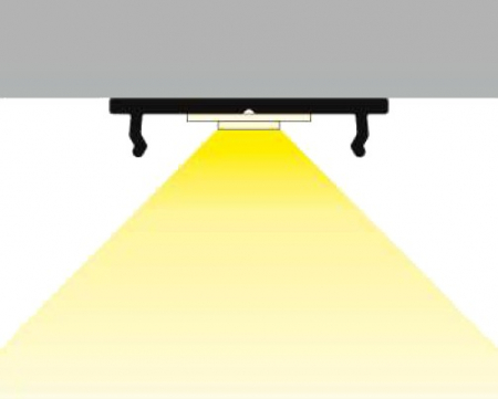Profil LED aparent FIX 12, aluminiu, lungime 2m, 18mm x 3,8mm  [2]