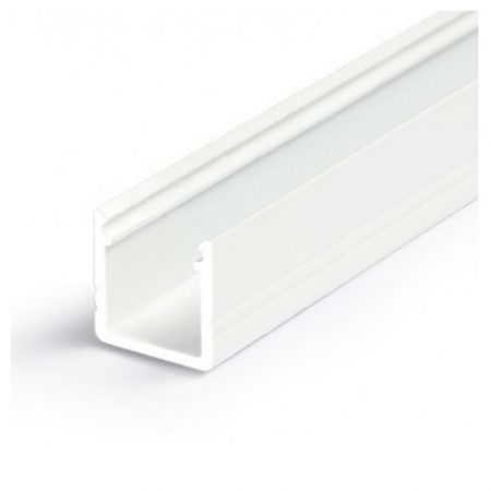 ILUMINAT - Profil LED aparent SMART 10, alb, lungime 2m, 12mm x 12mm + Dispersor Alb mat click