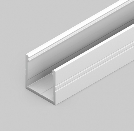 ILUMINAT - Profil LED aparent SMART 16, alb, lungime 2m, 18,8mm x 18,6mm + Dispersor alb mat click