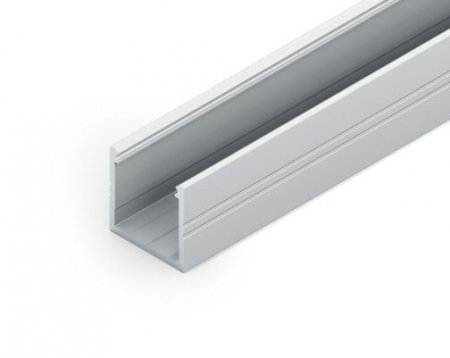 ILUMINAT - Profil LED aparent SMART 16, aluminiu neanodizat, lungime 2m, 18,8mm x 18,6mm + Dispersor alb mat click