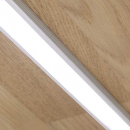 Profil LED aparent SURFACE 10, aluminiu neanodizat, lungime 2m, 20mm x 8mm + Dispersor alb mat click [4]