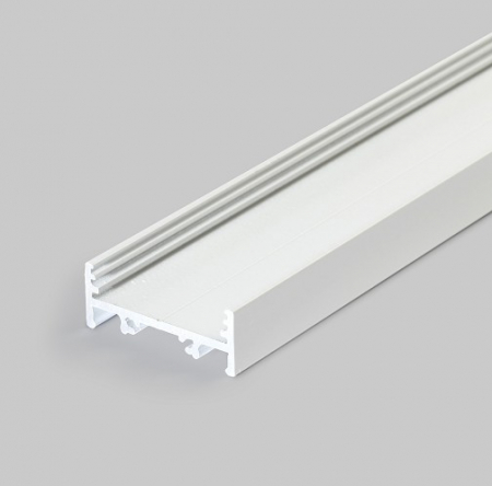 ILUMINAT - Profil LED aparent VARIO 30-01, alb, lungime 2m, 33,4mm x 12,8mm + Dispersor alb mat click