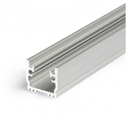 SURSE ILUMINAT - Profil LED de pardoseală FLOOR12, aluminiu anodizat, lungime 2m, 13,7mm x 15,8mm