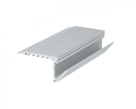 SURSE ILUMINAT - Profil LED de trepte UP-BOLD12, aluminiu anodizat, lungime 2m, 58,9mm x 27,5mm + Dispersor alb mat