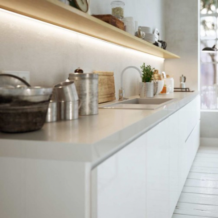 Profil LED încastrat BEGTIN 12, aluminiu anodizat, lungime 2m, 21,3mm x 6,6mm + Dispersor alb mat click [5]