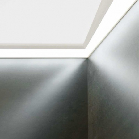 Profil LED încastrat FRAME 14, alb, lungime 2m, 33,4mm x 17,4mm + Dispersor alb mat click [5]
