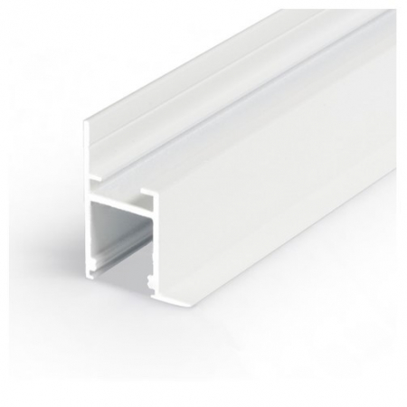 SURSE ILUMINAT - Profil LED încastrat FRAME 14, alb, lungime 2m, 33,4mm x 17,4mm + Dispersor alb mat click