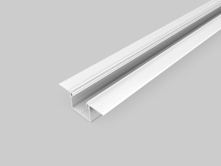 SURSE ILUMINAT - Profil LED încastrat LINEA-IN20 Trimless, alb, lungime 2m, 53,2mm x 20,6mm + Dispersor alb mat click