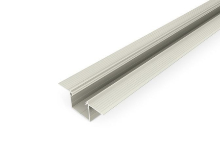 SURSE ILUMINAT - Profil LED încastrat LINEA-IN20 Trimless, aluminiu anodizat, lungime 2m, 53,2mm x 20,6mm + Dispersor alb mat click