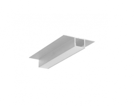Profil LED încastrat PLANE14 IN, alb, lungime 2m, 52mm x 14mm + Dispersor alb mat click [1]