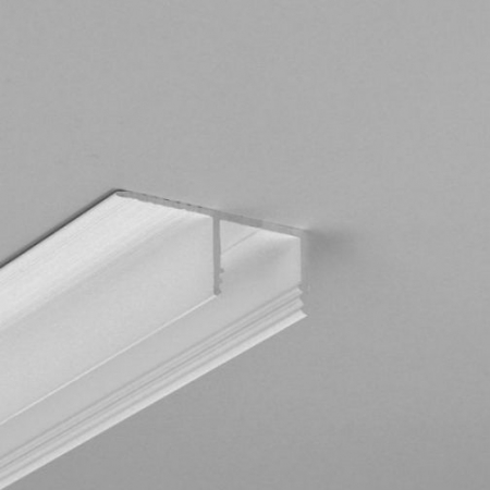 Incastrate - Profil LED încastrat PLANE14 SIDE, alb, lungime 2m, 34,6mm x 14mm + Dispersor alb mat click