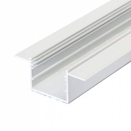 Incastrate - Profil LED încastrat VARIO 30-05, alb, lungime 2m, 24mm x 63,4mm + Dispersor alb mat click