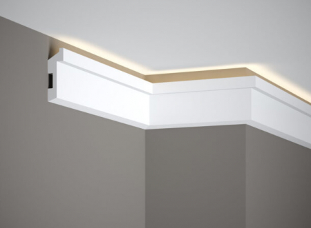 Profile pentru LED - Profil LED Polimer Rigid Polyforce Mardom MD024 80x27x2000 mm