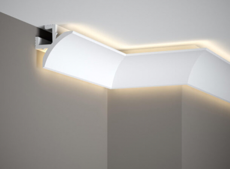 Profile pentru LED - Profil LED Polimer Rigid Polyforce Mardom QL002 85x85x2000 mm