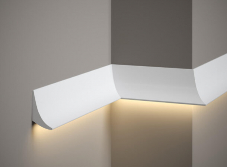 PROFILE DECORATIVE - Profil LED Polimer Rigid Polyforce Mardom QL006 70x42x2000 mm
