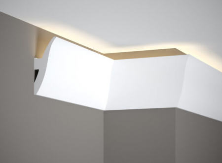 Profile pentru LED - Profil LED Polimer Rigid Polyforce Mardom QL009 120x47x2000 mm