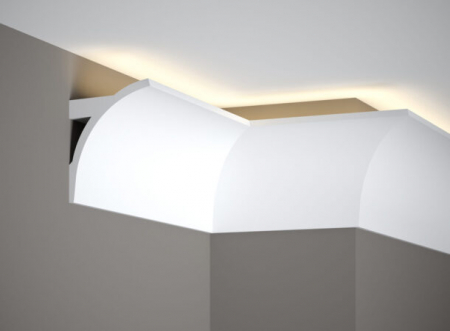 Profile pentru LED - Profil LED Polimer Rigid Polyforce Mardom QL011 123x95x2000 mm