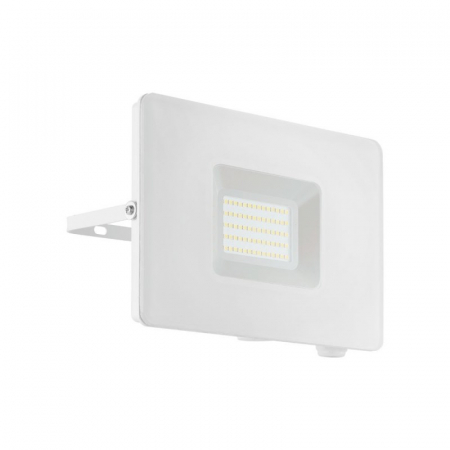 ILUMINAT EXTERIOR - Proiector exterior EGLO FAEDO 33155, LED 50W 4800lm 5000k, Aluminiu/Alb
