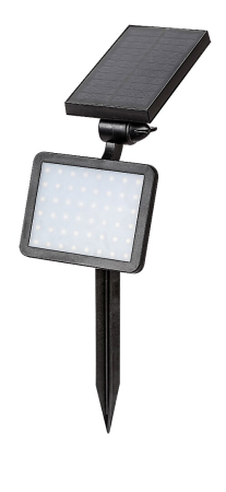 Proiector exterior fatade/plante solar Rabalux Kelna LED 9,6W 200lm 4000K plastic black stil modern DC 3.7V IP44 77011 [2]