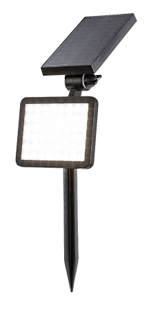 Proiector exterior fatade/plante solar Rabalux Kelna LED 9,6W 200lm 4000K plastic black stil modern DC 3.7V IP44 77011 [1]