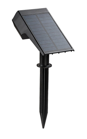 Proiector exterior fatade/plante solar Rabalux Nantes LED 0,5W 50lm 3000K plastic black stil modern DC 3.7V IP65 77088 [1]