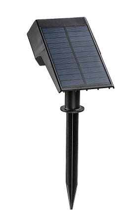Proiectoare - Proiector exterior fatade/plante solar Rabalux Nantes LED 0,5W 50lm 3000K plastic black stil modern DC 3.7V IP65 77088