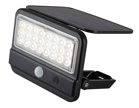 Proiectoare - Proiector exterior solar Rabalux Flaxton LED 7W 700lm 4000K plastic black stil modern DC 3.7V IP54 77040