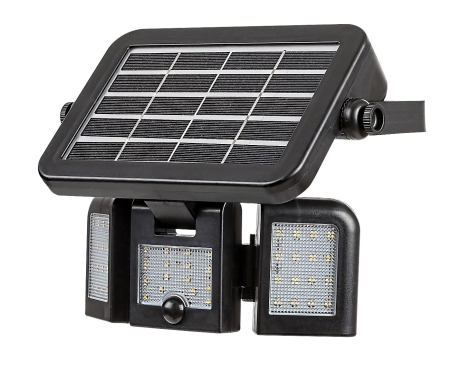Proiector exterior solar Rabalux Lihull LED 9,6W 500lm 4000K plastic black stil modern DC 3.7V IP44 77020 [2]