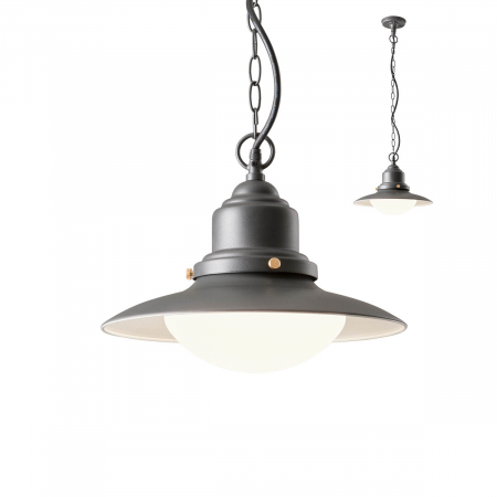 ILUMINAT EXTERIOR - R90094 Suspensie  ELIO E27 1 x 42W IP44 Aluminiu turnat dark grey