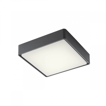 Plafoniere - R90157 Plafoniera  MARINA LED 12W 808lm 3000K IP65 Aluminiu turnat dark grey CRI 80