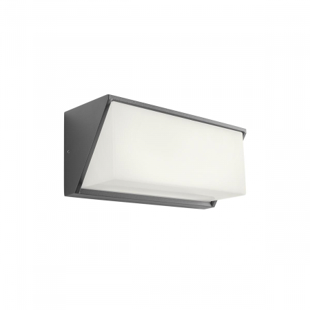 ILUMINAT EXTERIOR - R90238 Aplica REDO SPECTRA LED 16W 870lm 3000K IP54 Aluminiu turnat DARK GREY CRI 80