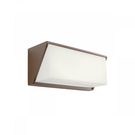 ILUMINAT EXTERIOR - R90239 Aplica REDO SPECTRA LED 16W 870lm 3000K IP54 Aluminiu turnat DARK BROWN CRI 80
