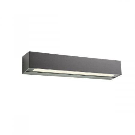 90251 Aplica REDO AROOS LED 14W 644lm 3000K IP65 Aluminiu Turnat Dark grey Optics 100° CRI 80