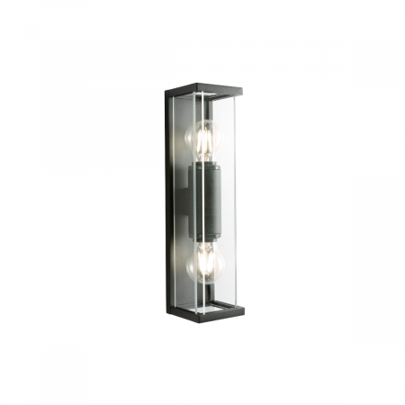 BLACK FRIDAY 2024 - R9105 Aplica REDO VITRA E27 2 x 15W IP54 Aluminiu turnat