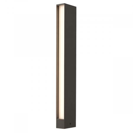 ILUMINAT EXTERIOR - R9461 Stalpisor REDO TWIN LED 11W 880lm 3000K IP65 Aluminiu turnat Dark grey CRI 82
