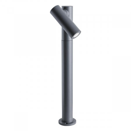 ILUMINAT EXTERIOR - R9579 Stalpisor REDO OBLIK LED 1 x 5W 417lm 2850-3000K IP65 Aluminiu turnat DARK GREY CRI 80