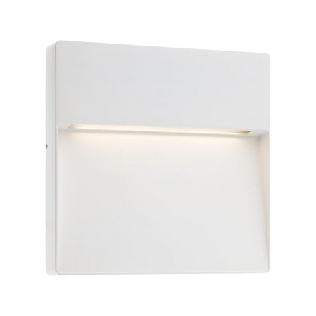 ILUMINAT EXTERIOR - R9627 Aplica  EVEN LED 9W 420lm 3000K IP54 Aluminiu turnat MAT WHITE CRI 80