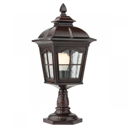 ILUMINAT EXTERIOR - R9652 Stalpisor  YORK E27 1 x 70W IP44 Aluminiu turnat