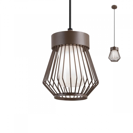 Pendule - R9846 Suspensie  TITTI E27 1 x 42W IP44 Aluminiu turnat dark brown